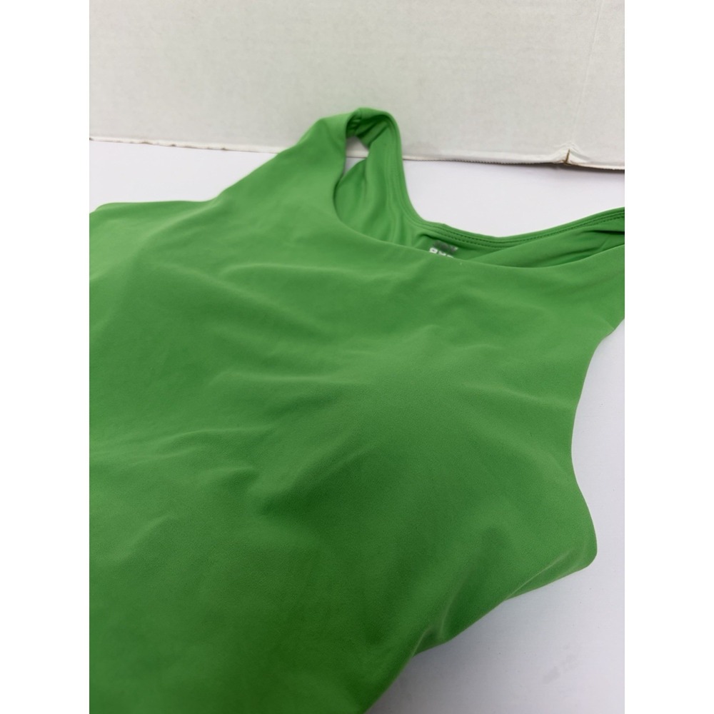 Joy Lab Green Striped Tennis Golf  Dress Built In Shorts Open Back Size‎ Small